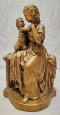 Vintage Mother & Child Statue by Artistic Royal Krafts #1805, 16” Tall picture