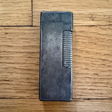 Dunhill Textured Rectangular Collectible Lighter, Textured Metal Finish picture