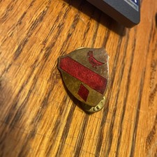 WWII Occupation US Army 19th Field Artillery DUI Crest Pin Vulcan Japan hallmark picture