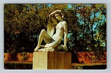 Monticello Illinois, University Of IL, Allerton Park, Art Vintage c1965 Postcard picture