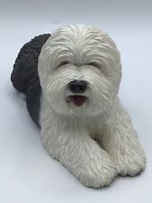 K-9 Kreations Dog Sculptue/ Figurine Sheep Dog White and Gray 3.5