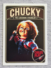 CHUCKY CHILD'S PLAY CUSTOM ACEO FAN ART HORROR MOVIE DOLL CHARACTER TRADING CARD picture