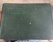Vtg Postcard Album 50 Pages Includes Over 250 Post Cards From 1907 To 1959s picture