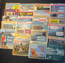 Bargain 3 Reel Viewmaster Packets $5.88 torn,worn,no booklets,taped picture