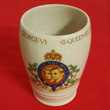 SOHO POTTERY SOLIAN WARE - H.R.H. KING George VI CORONATION May 1937 BEAKER picture