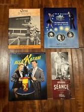 Lot (4) Academy of Magical Arts Magic Castle Genii Allakazam Houdini Brochures picture