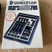Vintage Staedtler Marsmatic 700 Technical Drafting Drawing Pen Set picture