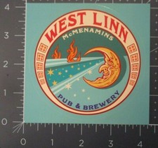 MCMENAMINS BREWERY oregon West Linn STICKER decal craft beer brewing picture