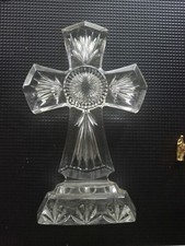Vintage ROYAL LIMITED 24% Full Lead Crystal Cross Clear Czech Republic 10