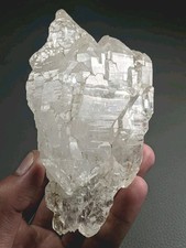 520 gm Exceptional Elestial Etched Well  Terminated Quartz Crystal Floater picture