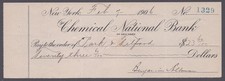 BENJAMIN ALTMAN - AUTOGRAPHED SIGNED CHECK picture