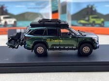 GCD 1:64 Green Sequoia XK80 ORV Motorboat Bike Model Diecast Metal Car picture