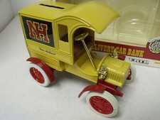 ERTL1:25 REPLICA FORD,1905 FIRST DELIVERY CAR, BANK, NEW HOLLAND, EXCCOND, W/BOX picture