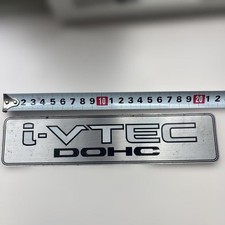 Honda i-VTEC DOHC Metal Emblem for Civic, Integra, Fit, Odyssey, CR-V, Used picture