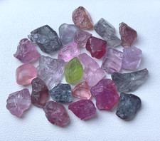 59.50Ct Natural Multi Colour Spinel Rough Facet Grade 1.45 - 4.00Ct picture