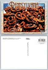 Pennsylvania Pretzels Postcard - Martin's Handmade Bakery Akron PA Food picture