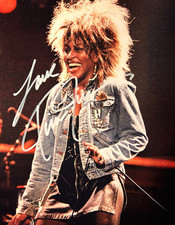 TINA TURNER Signed 8x10