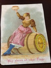 B-138 Victorian Trade Card - Washburn, Crosby's Gold Medal Flour picture