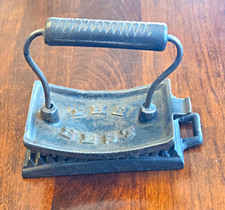 Antique The Best rocker hand fluting iron & H. Foote Mfg Base  Victorian  picture