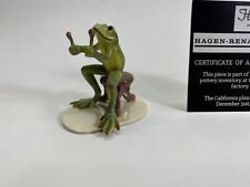 Hagen Renaker #364 3183 Froggy Mountain Dulcimer Frog Last HR Factory Stock BIN picture