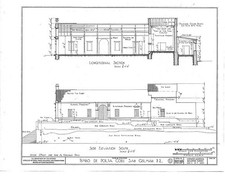 San German Puerto Rico Templo de Porta Coeli 1930s Architectural Drawing picture
