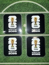 Official FIFA World Cup 2026 Soccer Badge - Black/White picture
