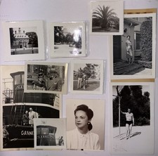 Vtg B&W Photo Lot 1949 Military Couple On Leave Washington DC 86 Total picture