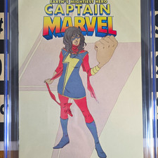 Captain Marvel #17 Second Print CGC 9.8 2014 1st kamala khan picture