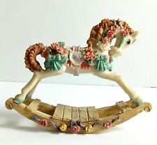Rocking Horse with Pearls Roses and Bows picture