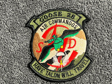 US AIR FORCE  GOOSE 28 AIR COMMANDOS PATCH MEASURES 4 INCHES picture