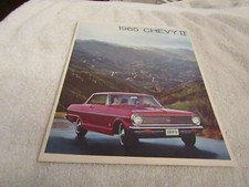 Vintage 1965 OEM Chevrolet Chevy II New Car Sales Brochure NOS picture