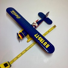 Vtg 1997 ERTL Coca Cola Polar Bear Die Cast Biplane Coin Bank F601 NIB Complete picture