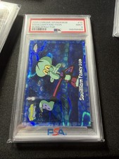 Topps 2025 Chrome SpongeBob Squilliam Fancyson Bubblefractor #13 /99 PSA 9 picture