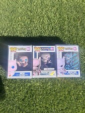 Funko Pop Pokémon Autographed Mixed Lot 3pk Mew #643 Mewtwo #581 picture