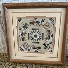Framed Authentic NAVAJO Sandpainting by Artist FANNY CURTIS picture