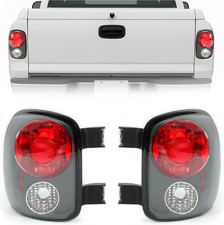 Tail Light Pair Compatible with 1999-2004 Chevy Silverado GMC Sierra Stepside Br picture