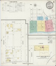 Chicago Loop Sanborn Fire Insurance Map 1897 Vintage Reprint Wall Art picture