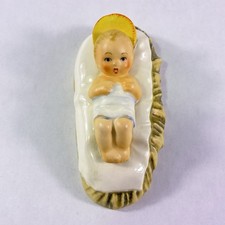 Vtg 1951 Hummel Goebel German Porcelain Figurine 214 A Nativity Baby Jesus 3.5
