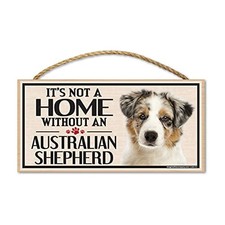 Imagine This Wood Sign for Australian Shepherd Dog Breeds picture