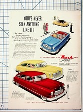 1950 Nash Rambler Landau Convertible Vintage Car Ad Magazine Print picture