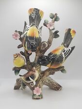 Vintage Lefton Baltimore Oriole Bird Family Porcelain Bird Chicks Figurine Japan picture