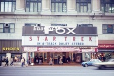 Original 35mm Kodachrome Slide Fox Movie Theater Philadelphia Star Trek 1980 picture
