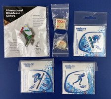 SOCHI OLYMPICS 2014 SET OF 6 PINS IN ORIGINAL PACKAGING MINT CONDITION picture