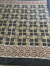 Vintage 1930s Esmond Mills Camp Blanket: Golds Rust Color With Gray picture
