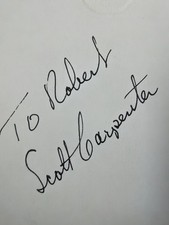  Scott Carpenter, Astronaut, one of the Mercury 7, Autograph, May 22, 1963 picture