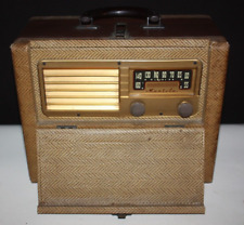 Vintage 1940s Mantola Portable Radio 1940s BF Goodrich R662N Non-Working picture