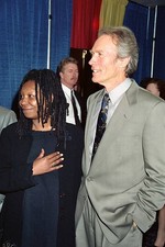 Whoopi Goldberg Clint Eastwood at 1995 ShoWest in Las Vegas Nevada  Old Photo picture