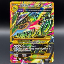 M Rayquaza EX (Shiny Full Art) *DAMAGED* - XY - Ancient Origins Single Card picture