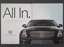 2009 2-Page PRINT AD Cadillac CTS-V V8 Sedan 