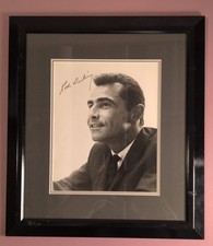 Rod Serling Autographed & Framed Black and White Photograph JSA LOA picture